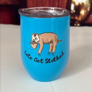 Blue Sloth Insulated Tumbler